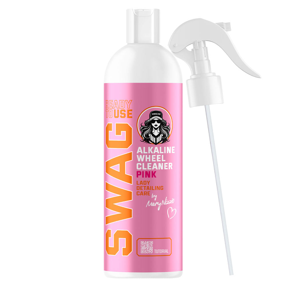 Swag LADY ALKALINE WHEEL CLEANER PINK 500ml - neutralny, żelowy środek do czyszczenia felg