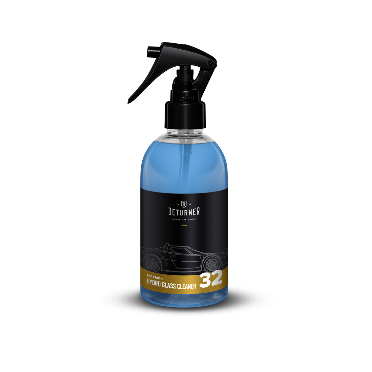Deturner Hydro Glass Cleaner 250ml - płyn do mycia szyb, pozostawia warstwę hydrofobową